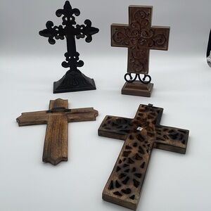 Set of 4 Decorative Crosses